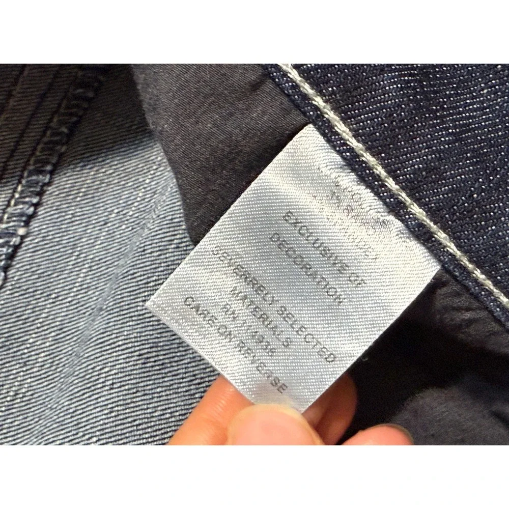 Flypaper Jeans Mens Size 38 Blue Denim Contrast Stitch Whiskering Straight Leg